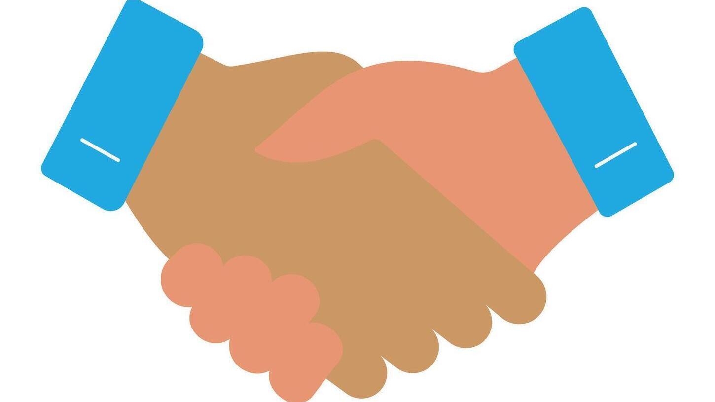 Handshake symbol representing the CMS pilot partnership programme